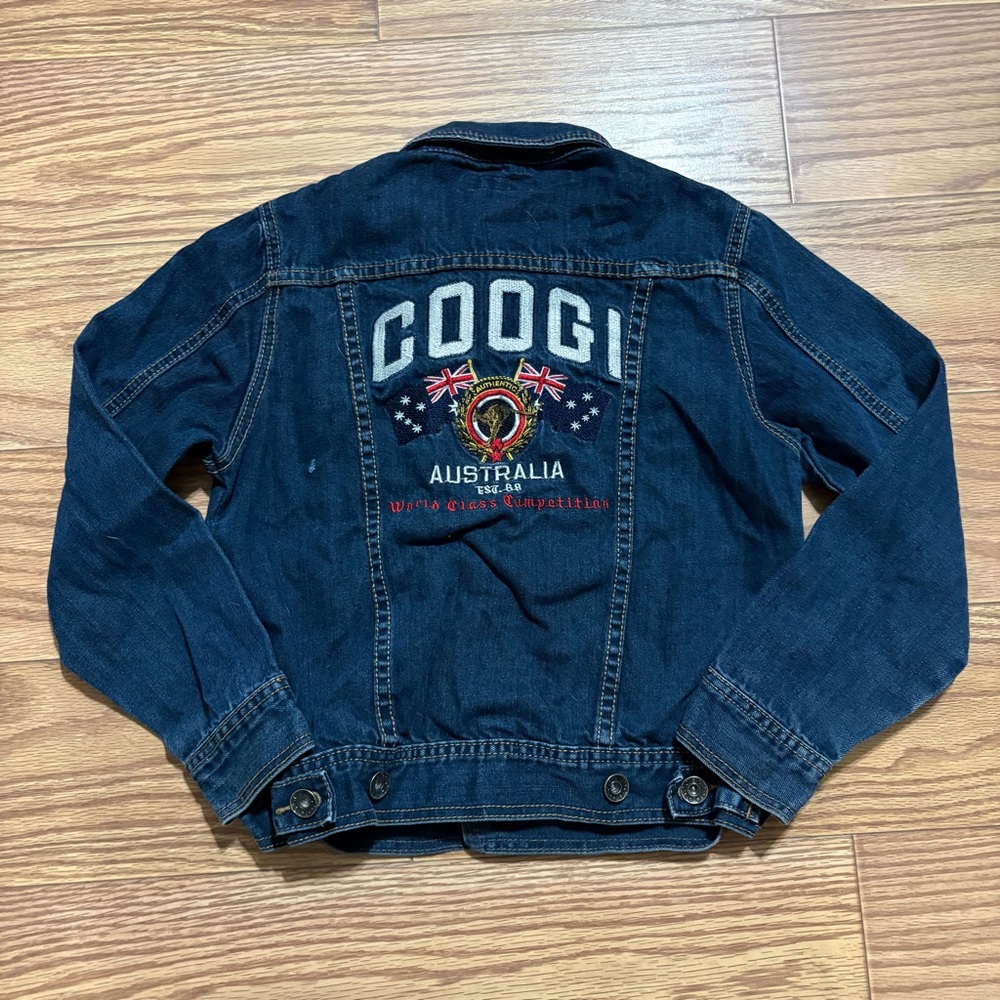y2k 2000s COOGI Australia World Championship Denim Jacket Youth 10